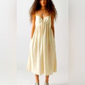Urban Renewal Recycled Linen & Ecovero Midi Dress